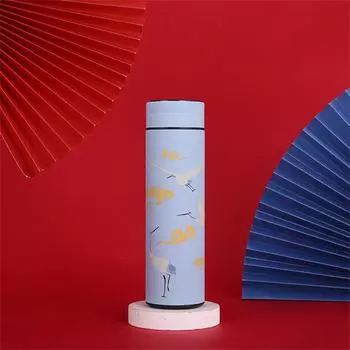 Business Gift Mug Intelligent 304 Stainless Steel Durable Easy To Use Drinking Utensils Vacuum Beaker Led Display Business Gift 500ml