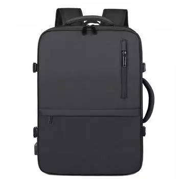 Business Men s Backpack, Expandable Multi-functional Charging Portable Travel Backpack, Water-resistant Commuting Backpack 30cm *44cm *15 cm