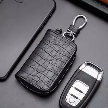 Business PU Leather Coin Bag Luxury Key Case Bag New Design Small Purse Wallet Keychain коричневый