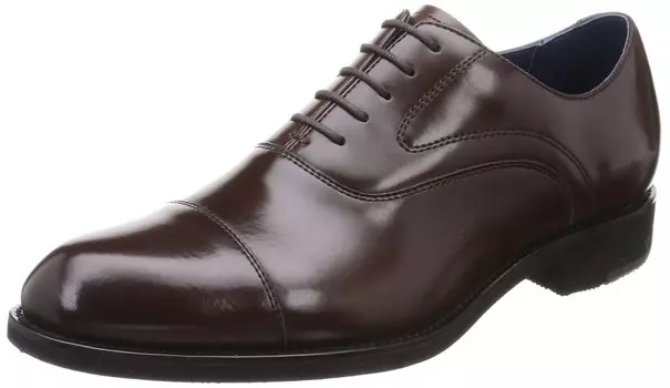 Business Shoes Leather Shoes 3E Straight Tip KN82 Dark Brown cm [Kenford] Men s 24.0 темно-коричневого