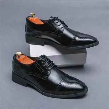 Business Small Numbers Men Dress Shoes High Quality Heels Dress Shoes For Mens Size 48 Shoes Sneakers Sports Fat 38
