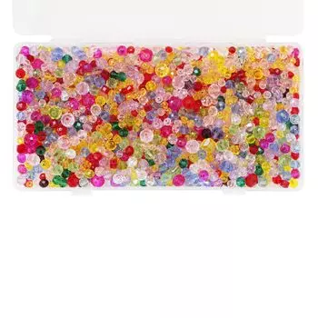 Бусины BetterJonny Crystal Beads 1600 шт. Стеклянные бусины, ассорти из граненых хрустальных бусин, хрустальные стеклянные бусины оптом для браслета, ожерелья, своими руками, ювелирные изделия