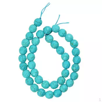 Бусины бирюзовые резные подвески для изготовления ювелирных изделий свободная прокладка прядь DIY ожерелье браслет 8 mm