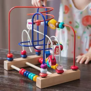 Бусины для раннего развития младенцев и малышей - строительные блоки для детей от 1 до 3 лет