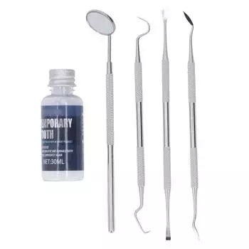 Бусины для восстановления зубов, пломбировочные шарики для временного восстановления сломанных и отсутствующих зубов, 30 мл