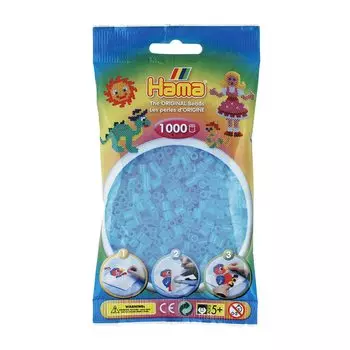 Бусины хама Malte Haaning, прозрачные цвета морской волны, однотонные MH207-73