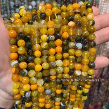 Бусины из агата шмеля | Бусины из яшмы шмеля и реальгара для самодельных украшений 6mm ~60 beads