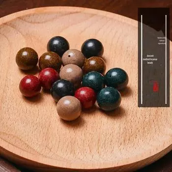 Бусины из амбры Five Elements — отполированные вручную свободные бусины для старинных лечебных браслетов 8MM