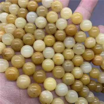 Бусины из натурального драгоценного камня 6/8/10 мм, восточный топаз, свободные бусины 6mm-30pcs