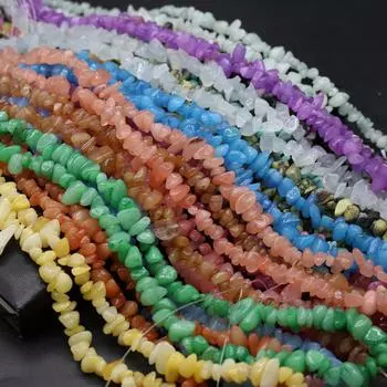 Бусины из натурального камня амазонит/зебра, гравийные бусины для изготовления ювелирных изделий, ожерелье, серьги, браслет, аксессуар, длина 80 см 7mm