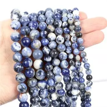 Бусины из натурального камня, ручная работа, круглая бусина Sodart для изготовления украшений 4 6 8 10 мм 4mm about 40pcs