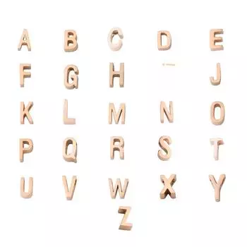 Бусины из нержавеющей стали с зеркальной полировкой и розовым золотом в виде буквы AZ с отверстием 1,8 мм 8mm Rose Gold Letter Bead