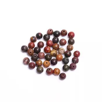 Бусины из яшмы Пикассо для браслетов, около 20/30/40 шт., подвески 4/6/8/10 мм, свободные бусины, материал ручной работы, большое количество ожерелий, изготовление бусин своими руками 4mm about 40Pcs
