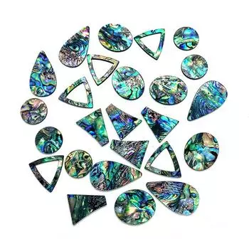 Бусины из ракушек-абалонов. Изготовление украшений из натуральных ракушек. Ожерелья, серьги, аксессуары. as the picture