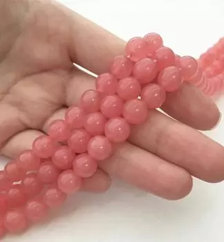Бусины из розового нефрита, розовые круглые бусины, бусины из натурального драгоценного камня, розовый нефрит, бусины из драгоценного камня, 8 мм розовая бусина, бусины из розового драгоценного камня, круглые бусины, нефрит 4MM