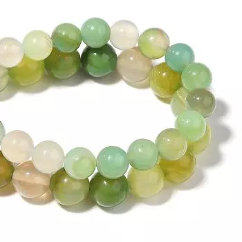 Бусины из зеленого виноградного агата 4-12 мм, свободные каменные бусины, размер для изготовления ювелирных изделий, очаровательные свободные аксессуары, сделай сам Dia 4mm