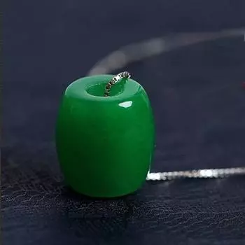 Бусины Изумрудно-зеленый Корейский стиль Ювелирные изделия Ожерелье Агат Цепочка на ключицу Женское ожерелье Single pendant without chain