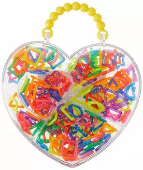 Бусины Kawada Candy Радужная пластиковая цепочка CBC-03