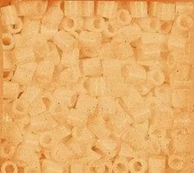 Бусины Kawada Perler одноцветные, светящиеся, оранжевые