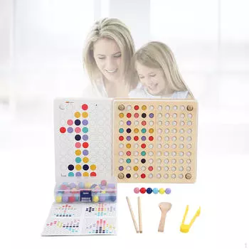 Бусины-клипсы, игры для просветления, игрушки, головоломка для сортировки для детей