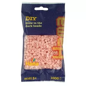 Бусины Malte Haaning Hama светящиеся красные (Одноместный цвет) МН207-56