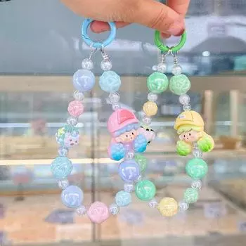 Бусины Molinta брелок для мобильного телефона с подвеской для девушки и женщины, чехол для мобильного телефона, кулон, ремешок для ключей, веревка розовый