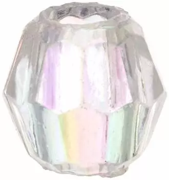 Бусины огранки «Шимамура» 200 шт. Deluxe DX 8 мм Aurora Clear ASH-DX8C-2