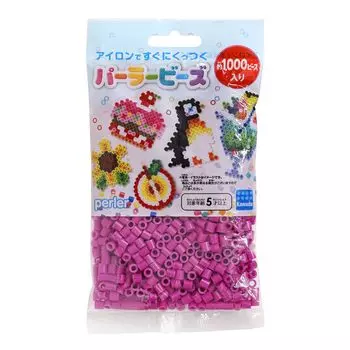 бусины перлер одноцветные малиновые