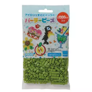 Бусины Perler одноцветные травянисто-зеленые