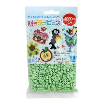 Бусины Perler однотонные пастельно-зеленые