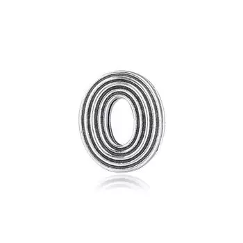 Бусины подходят для оригинального браслета Reflections Letter O Clip, подвески из стерлингового серебра 925 пробы, подвески для самостоятельного изготовления ювелирных изделий, женские аксессуары