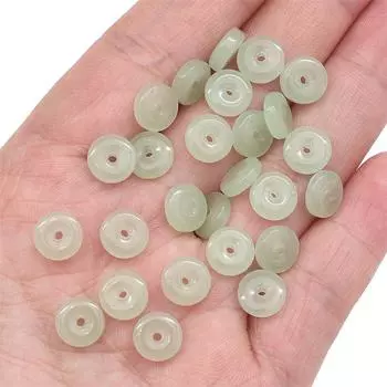 Бусины-подвески в виде имитации нефрита с пряжкой безопасности для серег, браслетов и ожерелий, сделанных своими руками