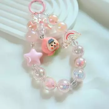 Бусины Pop Mart для мобильного телефона, шнурок, симпатичная кукла, брелок для камеры, браслет, защищающий от потери, ремешок, цепочка для телефона для iPhone Samsung