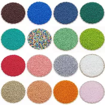 Бусины-разделители Бисер-подвеска Аксессуары Мини Чешское стекло 1000 шт./лот DIY для изготовления фурнитуры 2 мм Браслет Ожерелье Для изготовления ювелирных изделий из бисера кофейный