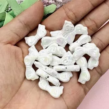 Бусины россыпью 9 цветов 11,1*21,8 мм DIY ювелирные изделия ожерелье 20 шт модные браслеты банты акриловые кулоны аксессуары зелёный