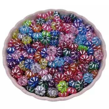 Бусины россыпью, разные стили, поделки своими руками, бриллианты для изготовления ювелирных изделий, подвеска, конфетный цвет, 50 шт., бусины в виде цветка и звезды 8# 50Pcs 7mm