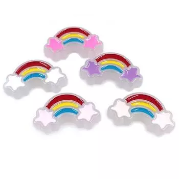 Бусины россыпью светящиеся радужные ювелирные аксессуары светлое капля масла для ожерелья акрил 5 шт браслет маркировка мода фиолетовый