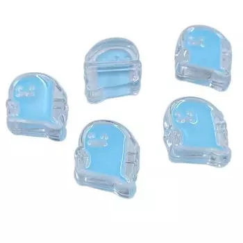 Бусины с крестообразными отверстиями, 5 шт., свободные бусины, бант/бусины-призраки, живопись маслом, мода, сделай сам, материалы для изготовления браслета, ожерелья, акрил Ghost розы красного