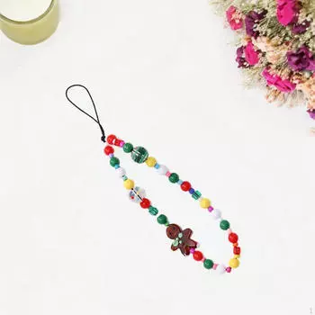 Бусины телефон шнурок цветной ремешок-цепочка украшение на запястье подарок на день рождения милый ключ No Clear Beads