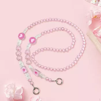 Бусины телефон шнурок прекрасный держатель для походов знакомств шоппинг ключ рюкзак