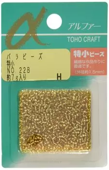 Бусины TOHO Extra Small Bara Pack, внешний диаметр бусин 7 г, содержит прибл.. 1,5 мм № 22B прибл.