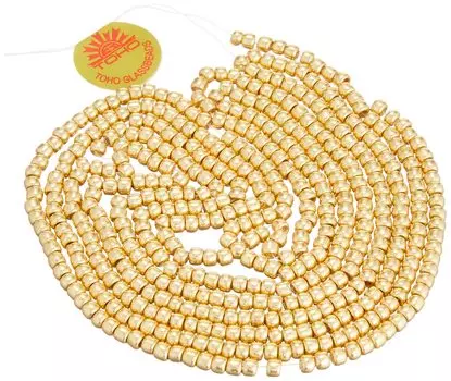 Бусины TOHO Marudai, бусины для нанизывания, внешний диаметр 3 мм, упаковка 1 м, приблизительный размер. №557