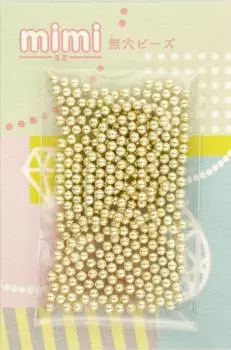Бусины TOHO mimi Mimi очень маленького внешнего диаметра, золото 320, без отверстий, прибл.. 1,5 мм № PF558 прибл.