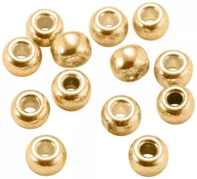 Бусины TOHO Royal Beads круглые маленькие розовые, упаковка бусин, внешний диаметр 7 г, упаковка примерно. 2,2 мм № 557 прибл. золотой