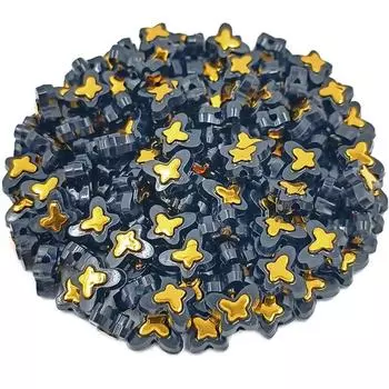 Бусины в виде цветка бабочки, аксессуары для украшений своими руками, цветение сливы, цветные блоки, акрил, 30 шт., креативные подвески для браслета, ожерелья, серег, изготовление Plum Flower красный