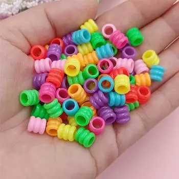 Бусины Звезда Тыква Ручной Работы DIY Дисперсионные Бусины 200/300 шт. Материал Бусины Макарон Акрил Любовь Пятиугольный Самодельный Браслет Ювелирные Изделия Ожерелье 300pcs Pentagram