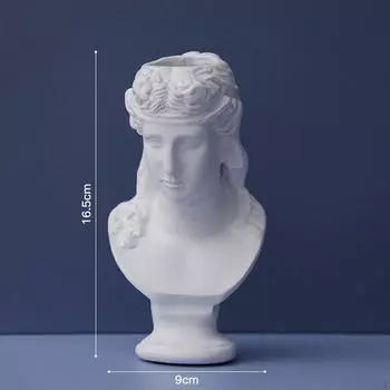 Бюст, статуя, держатель для ручек, держатели для кистей для макияжа, креативная коробка для хранения, фигурка из смолы, карандаш для Style B