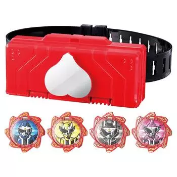 Bustaro Sentai Don Brothers Donbura Buckle 3 года и [Bandai] (Целевой возраст старше) красный