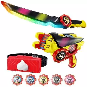 Bustaro Sentai Don Brothers Donmomotaro полный набор для имитации [Bandai] красный