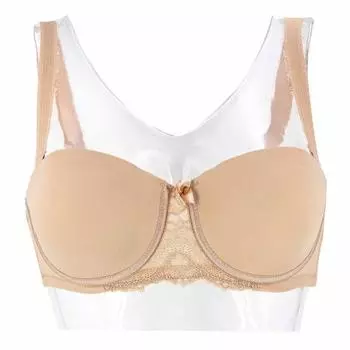 Бюстгальтер-бандо женский со съемными бретелями PLAYTEX 100F бежевый